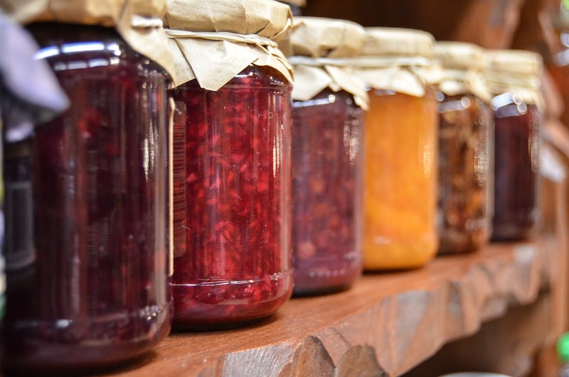 Artisanal Jam Jars